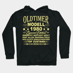 OLDTIMER MODELL BAUJAHR 1980 Hoodie